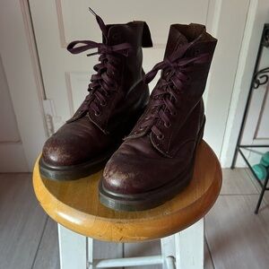 Dr. Martens 1460 PASCAL CHERRY RED CROCO BOOT